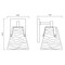 Z-Lite Analia Wall Sconce, 1-Light, 6.5 In.W x 7.5 In.L x 9.25 In.H, Modern Gold/Clear Ribbed 1101-1S-MGLD - alternate 7